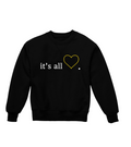 "It's All Love" Embroider Crewneck Sweater